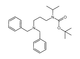 tert-butyl (3-(dibenzylamino)propyl)(isopropyl)carbamate Structure