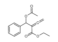 ethyl 2-(acetoxy(phenyl)methyl)buta-2,3-dienoate Structure