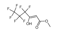 methyl (Z)-4,4,5,5,6,6,6-heptafluoro-3-hydroxyhex-2-enoate结构式