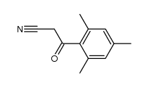 3-mesityl-3-oxo-propionitrile结构式
