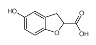5-HYDROXY-2,3-DIHYDROBENZOFURAN-2-CARBOXYLIC ACID结构式