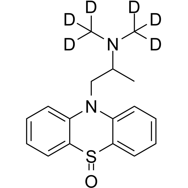 Promethazine sulfoxide-d6 Structure