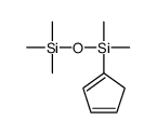 cyclopenta-1,3-dien-1-yl-dimethyl-trimethylsilyloxysilane Structure