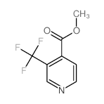 3-(三氟甲基)异烟酸甲酯结构式