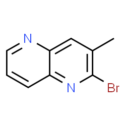 2-Bromo-3-methyl-1,5-naphthyridine结构式