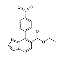 ethyl 8-(4-nitropheny)imidazo[1,2-a]pyridine-7-carboxylate Structure