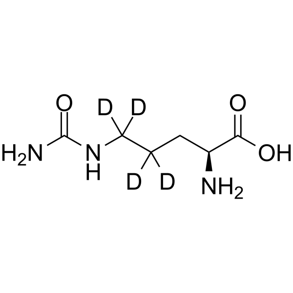L-瓜氨酸 N5,d4结构式