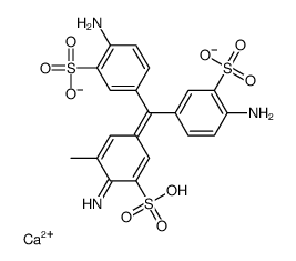 Fuchsin acid calcium salt Structure