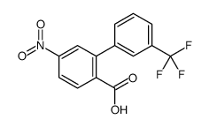 4-nitro-2-[3-(trifluoromethyl)phenyl]benzoic acid Structure