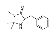 (5S)-2,2,3-三甲基-5-苄基-4-咪唑啉酮结构式