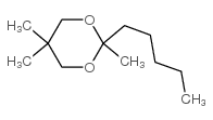 1,3-Dioxane,2,5,5-trimethyl-2-pentyl-结构式