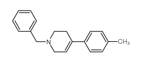 1-苄基-4-(4-甲基苯基)四氢吡啶结构式