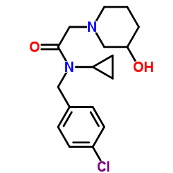 N-(4-Chloro-benzyl)-N-cyclopropyl-2-(3-hydroxy-piperidin-1-yl)-acetamide Structure