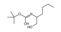 tert-butyl N-(1-hydroxyhexan-2-yl)carbamate Structure