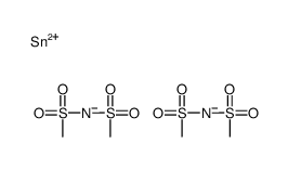 N-[[bis(methylsulfonyl)amino]-dimethylstannyl]-N-methylsulfonylmethanesulfonamide Structure