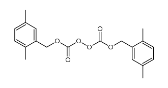 di(2,5-dimethylbenzyl) peroxydicarbonate Structure