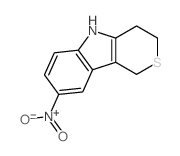 8-nitro-1,3,4,5-tetrahydrothiopyrano[4,3-b]indole Structure
