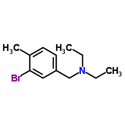 Diethyl[(3-Bromo-4-methylphenyl)methyl]amine结构式