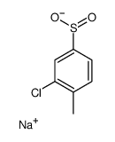 sodium,3-chloro-4-methylbenzenesulfinate Structure