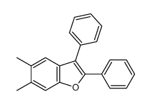 5,6-dimethyl-2,3-diphenyl-1-benzofuran Structure