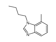 1H-Benzimidazole,1-butyl-7-methyl-(9CI) Structure