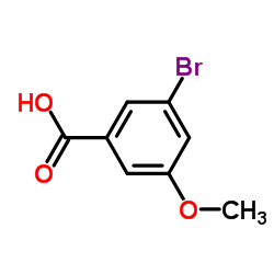 3-溴-5-甲氧基苯甲酸结构式