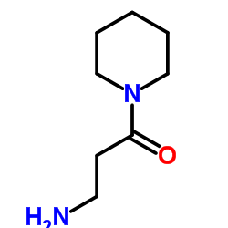 3-氨基-1-(哌啶-1-基)丙烷-1-酮结构式