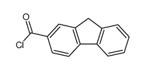9H-fluorene-2-carbonyl chloride结构式
