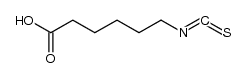 6-isothiocyanato-hexanoic acid结构式