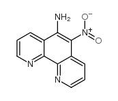 5-硝基-6氨基-1,10-邻菲罗啉结构式
