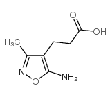 5-氨基-3-甲基-4-异噁唑丙酸结构式
