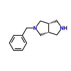 顺式-2-苄基六氢吡咯并[3,4-c]吡咯结构式