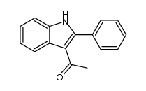 1-(2-phenyl-1H-indol-3-yl)ethanone结构式