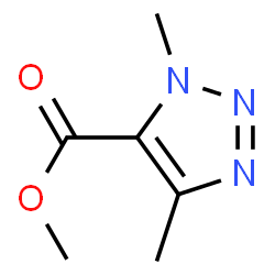 1H-1,2,3-Triazole-5-carboxylicacid,1,4-dimethyl-,methylester(9CI) structure