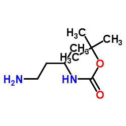 (S)-3-N-叔丁氧羰基氨基丁胺盐酸盐结构式