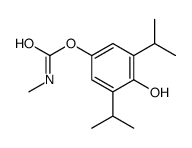 [4-hydroxy-3,5-di(propan-2-yl)phenyl] N-methylcarbamate结构式