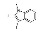 2,3-diiodo-1-methylindole Structure