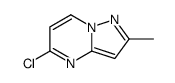 5-氯-2-甲基吡唑并[1,5-a]嘧啶结构式