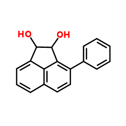 3-Phenyl-1,2-dihydro-1,2-acenaphthylenediol Structure
