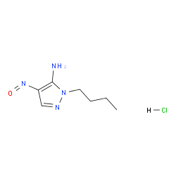 1-丁基-4-亚硝基-1H-吡唑-5-胺盐酸盐图片