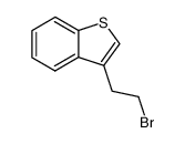 3-(2-bromoethyl)benzothiophene结构式