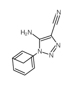 1H-1,2,3-Triazole-4-carbonitrile, 5-amino-1- (phenylmethyl)- Structure