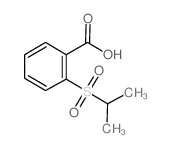 2-(异丙基磺酰基)苯甲酸结构式