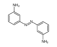 3-[(3-aminophenyl)diazenyl]aniline结构式