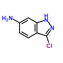 3-氯-6-氨基吲唑结构式