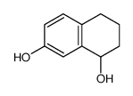 1,2,3,4-tetrahydronaphthalene-1,7-diol Structure