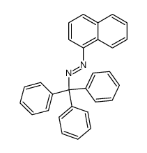[1]naphthyl-trityl-diazene Structure