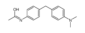 N-[4-[[4-(dimethylamino)phenyl]methyl]phenyl]acetamide Structure