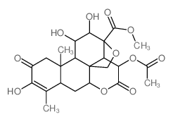 鸦胆子素B结构式