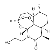 N-(2-羟乙基)-11-氮杂青蒿素结构式